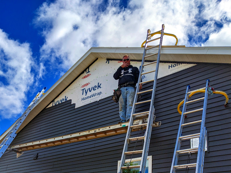 Professional siding installation
