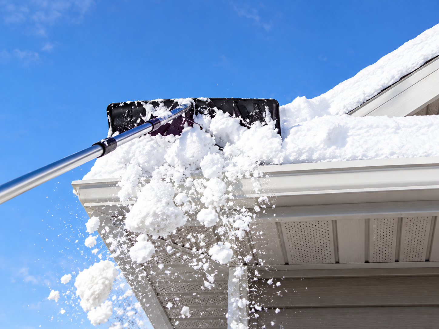 Roof snow removal